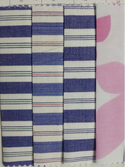 HN-HOPI 滌棉斜紋65/35*32*32*130*70 全棉平布C20*20*88*61 全棉單面絨C16*16*72*62 耐漂白水 耐氯漂 制服 Anti bleaching bleaching resistant 側面照